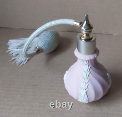 Wedgwood Pink Jasperware Dancing Hours Twisted Perfume Atomiser