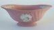 Wedgwood Pink Jasperware Floral Bowl Footed