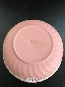 Wedgwood Pink Jasperware Lidded Bowl In Excellent Condition