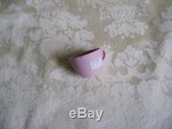 Wedgwood Pink Jasperware Miniature Coffee/tea Set