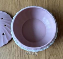 Wedgwood Pink Jasperware Pot-Pourri Dish Dancing Hours