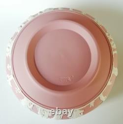 Wedgwood Pink Jasperware Sacrifice Bowl / Fruit Bowl 8 Inch