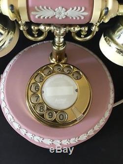Wedgwood Pink Jasperware Telephone by Astral