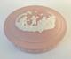 Wedgwood Pink Jasperware Trinket Box Cupids Children At Play
