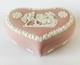 Wedgwood Pink Jasperware Trinket Box Heart