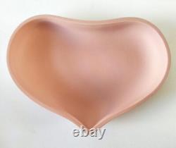 Wedgwood Pink Jasperware Trinket Box Heart