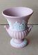 Wedgwood Pink Jasperware Urn