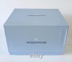 Wedgwood Portland Blue Jasperware Acanthus Leaf Teapot Boxed