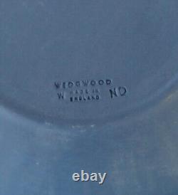 Wedgwood Portland Blue Jasperware Pair of Lady Templetown Coffee Cups And Saucer