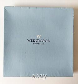 Wedgwood Portland Blue Jasperware Plate Cupid Boxed