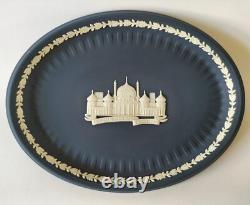 Wedgwood Portland Blue Jasperware Tray Brighton Pavillion