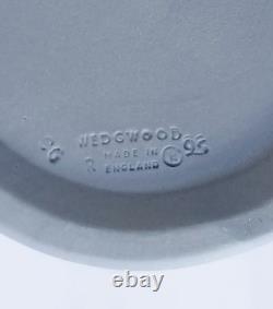 Wedgwood Portland Blue on Blue Jasperware Spill Vase Acanthus and Bellflower