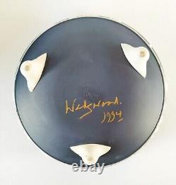 Wedgwood Portland Jasperware Blue Bowl Three Footed