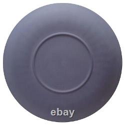 Wedgwood Portland Jasperware Blue Engine Turned Plate Infant Academy