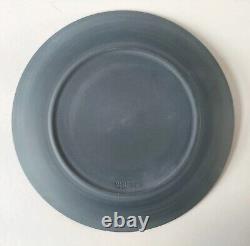 Wedgwood Portland Jasperware Blue Rare Adam Plate