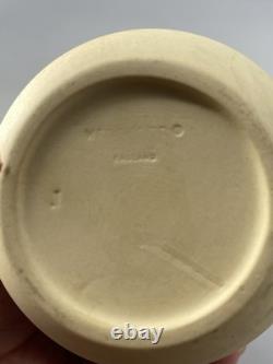 Wedgwood Primrose Yellow & Terracotta Rare Jasperware Jasper 14cm Bud Vase