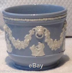 Wedgwood Queensware Jasperware Jardiniere Planter Cache Pot Mint Urn Vase Bowl