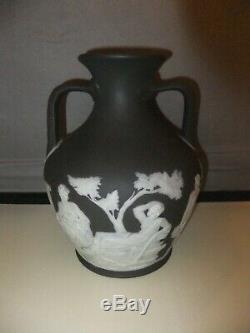 Wedgwood Rare Black & White Jasper Portland Vase