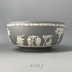 Wedgwood Rare Grey Jasperware Jasper Ware 20cm Fruit Bowl