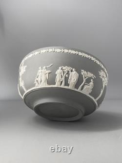 Wedgwood Rare Grey Jasperware Jasper Ware 20cm Fruit Bowl