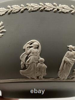 Wedgwood Rare Grey Jasperware Jasper Ware 20cm Fruit Bowl