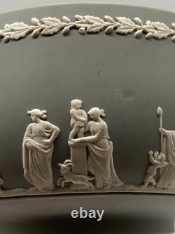 Wedgwood Rare Grey Jasperware Jasper Ware 20cm Fruit Bowl