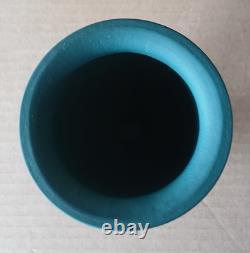 Wedgwood SPRUCE GREEN Jasper CHERUB VASE