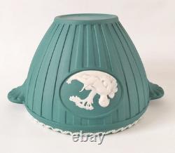 Wedgwood Spruce Green Jasperware Twin Handled Bacchus Bowl