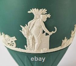 Wedgwood Spruce Green Jasperware Vase Bountiful