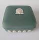 Wedgwood Teal Green Jasper Trinket Box Seashell Jasperware