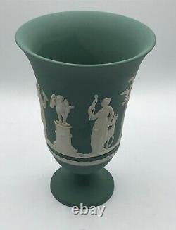Wedgwood Teal Jasperware Vase