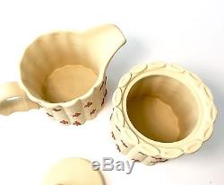 Wedgwood Terra Cotta on Primrose Jasperware Bamboo Set EXCELLENT Condition