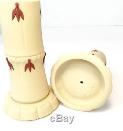 Wedgwood Terra Cotta on Primrose Jasperware Bamboo Set EXCELLENT Condition