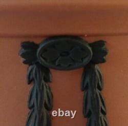 Wedgwood Terracotta And Black Jasperware Planter / Plant Pot