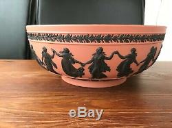 Wedgwood Terracotta jasperware Dancing Hours fruit Bowl in excellent condition