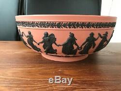 Wedgwood Terracotta jasperware Dancing Hours fruit Bowl in excellent condition