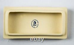 Wedgwood Terracotta on Primrose Yellow Jasperware Box Collectors Society