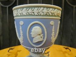 Wedgwood Tri-Color Jasperware Diced Goblet US Independence Bicentennial 119/200