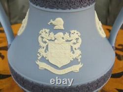 Wedgwood Tri-Color Portland Blue Jasperware Cutlers Vase Hallamshire LE 200 1975