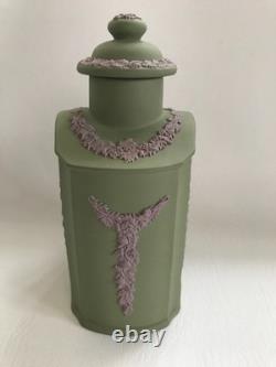 Wedgwood Tri-coloured Jasperware Royal Wedding Tea Caddy