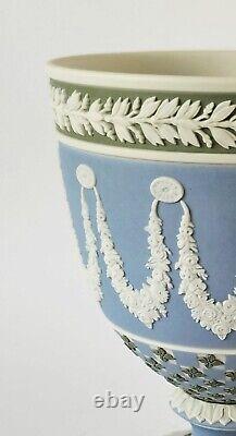 Wedgwood TriColour Diced Jasperware Goblet American Independence Bicentennial