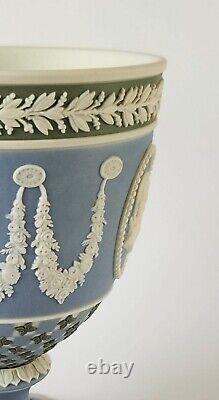 Wedgwood TriColour Diced Jasperware Goblet American Independence Bicentennial