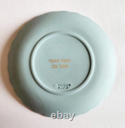 Wedgwood Turquoise Jasperware Zodiac / ETO Tray 2009 Year of the Ox Boxed