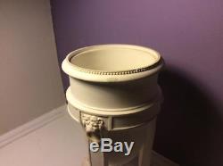 Wedgwood WHITE jasperware or dry body tripod urn AS IS