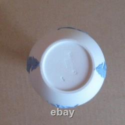Wedgwood White & Blue Jasperware SPRING AUTUMN Bud Vase RARE COMBINATION