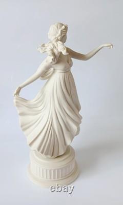Wedgwood White Jasperware Figure Dancing Hours