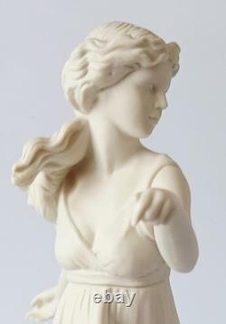 Wedgwood White Jasperware Figure Dancing Hours
