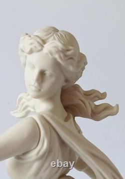 Wedgwood White Jasperware Figure Dancing Hours