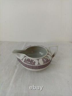 Wedgwood White & Lilac Jasperware Jug(Chip)