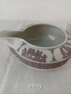 Wedgwood White & Lilac Jasperware Jug(Chip)